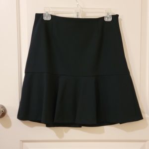 NWT! Brooks Brothers Women's Fit and Flare Skirt, Size 6, Navy, Wool Blend
